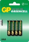 Bateria greencell 1.5v aaa r3 4 sztuki