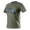 T-shirt roboczy oliwkowy camo, rozm.s