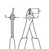 Szczypce do cięcia 140mm electronic super knips xl          