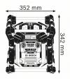 Radio power box gml 50 50w +ładowarka +pilot