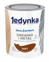 Jedynka deco&protect drewno i metal mat brązowy 0,7l        