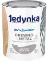 Jedynka deco&protect drewno i metal sat szary 0,7l          