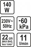 Pakowarka próżniowa do żywności 140w                        