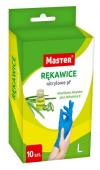 Rękawice nitrylowe master aloes rozmiar l op. 10 szt        