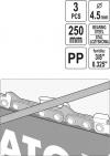 Prowadnik z pilnikiem do ostrzenia łańcuchów 4.5mm